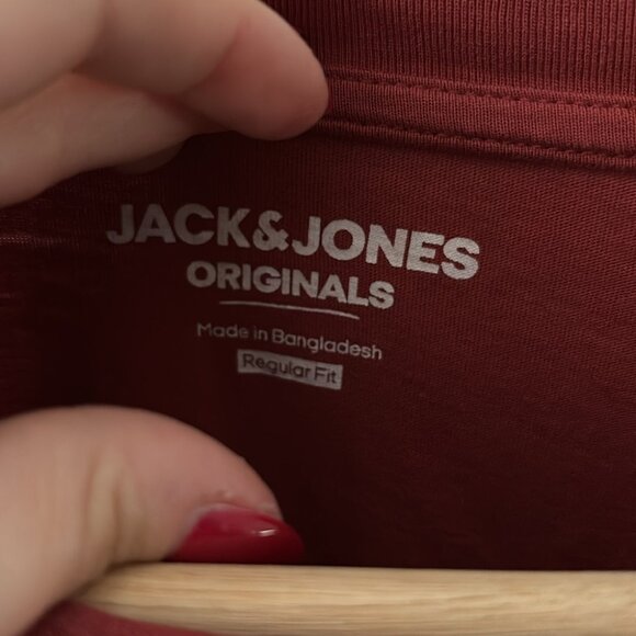 Jack & Jones Originals Men’s Regular Fit Graphic Shirt Long Sleeve - Picture 4 of 7